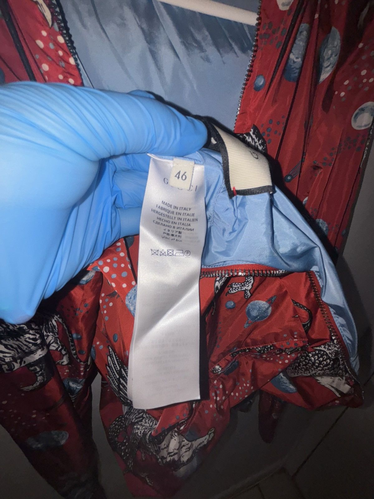 Gucci Gucci Space Animal Windbreaker Size US S / EU 44-46 / 1 - 6 Thumbnail