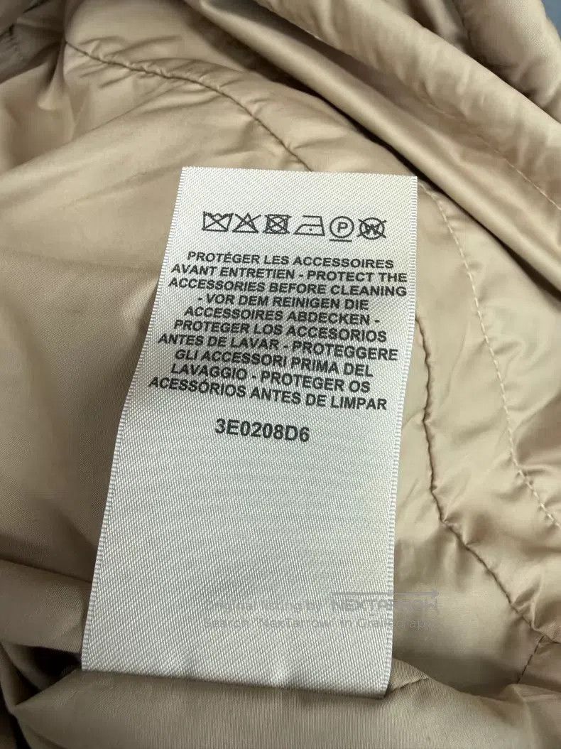 Hermes Hermes Khaki Diamond Quilted Cotton Jacket Size XS / US 0-2 / IT 36-38 - 6 Thumbnail