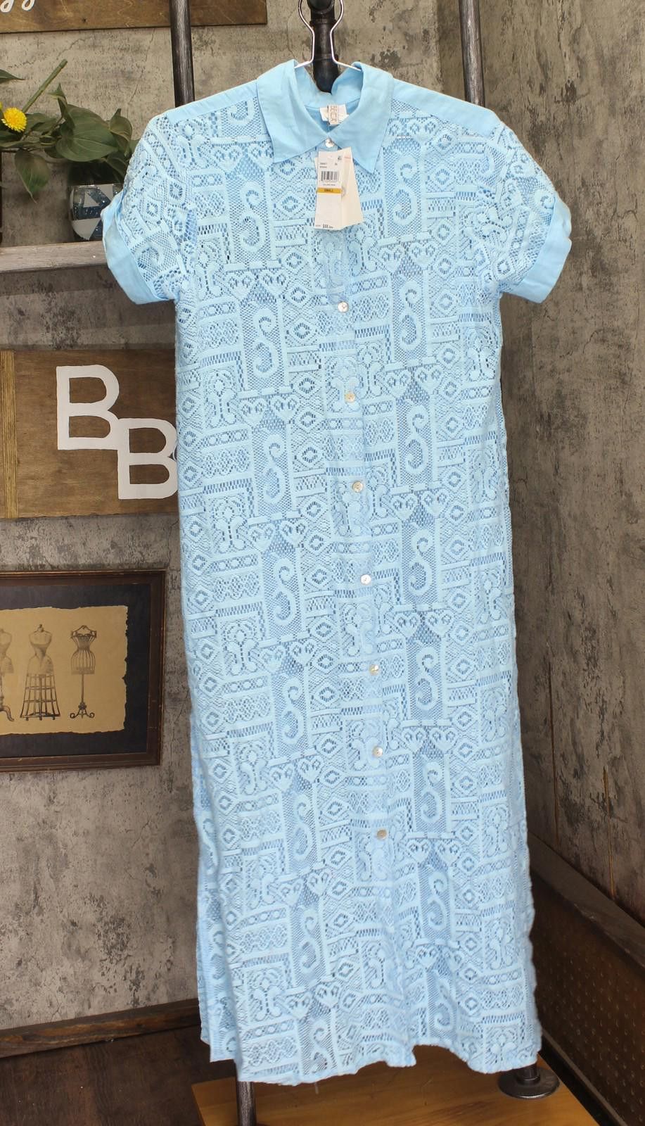 Other New Becca Standard Gauzy Cover Up Dress 3960471 Ice Blue S Size ONE SIZE - 1 Thumbnail
