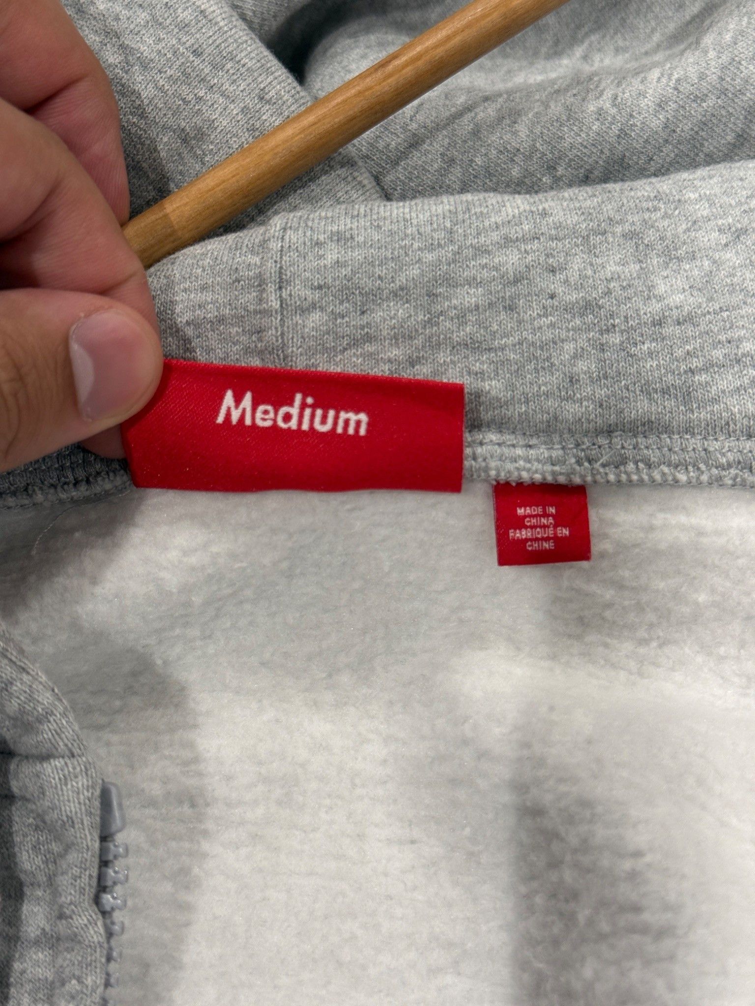 Supreme Supreme Performance Zip Up Hooded Sweatshirt Grey Size US M / EU 48-50 / 2 - 6 Thumbnail