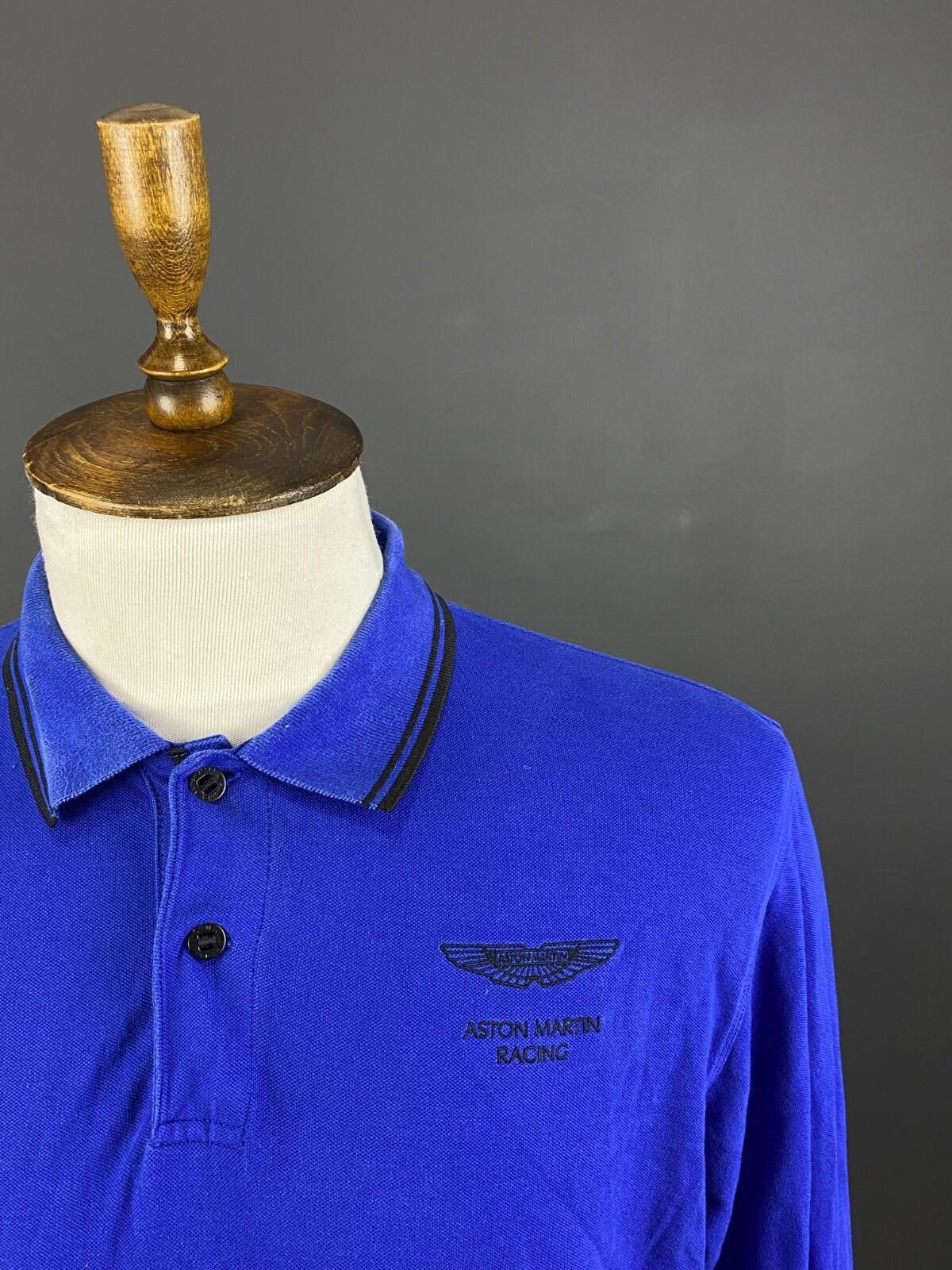 Hackett Hackett Aston Martin Racing Blue #5 Polo Shirt Size L Size US L / EU 52-54 / 3 - 4 Thumbnail