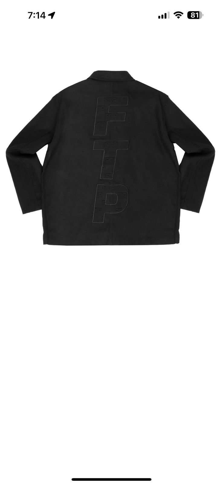Fuck The Population FTP Embossed Work Jacket Size US XL / EU 56 / 4 - 2 Thumbnail