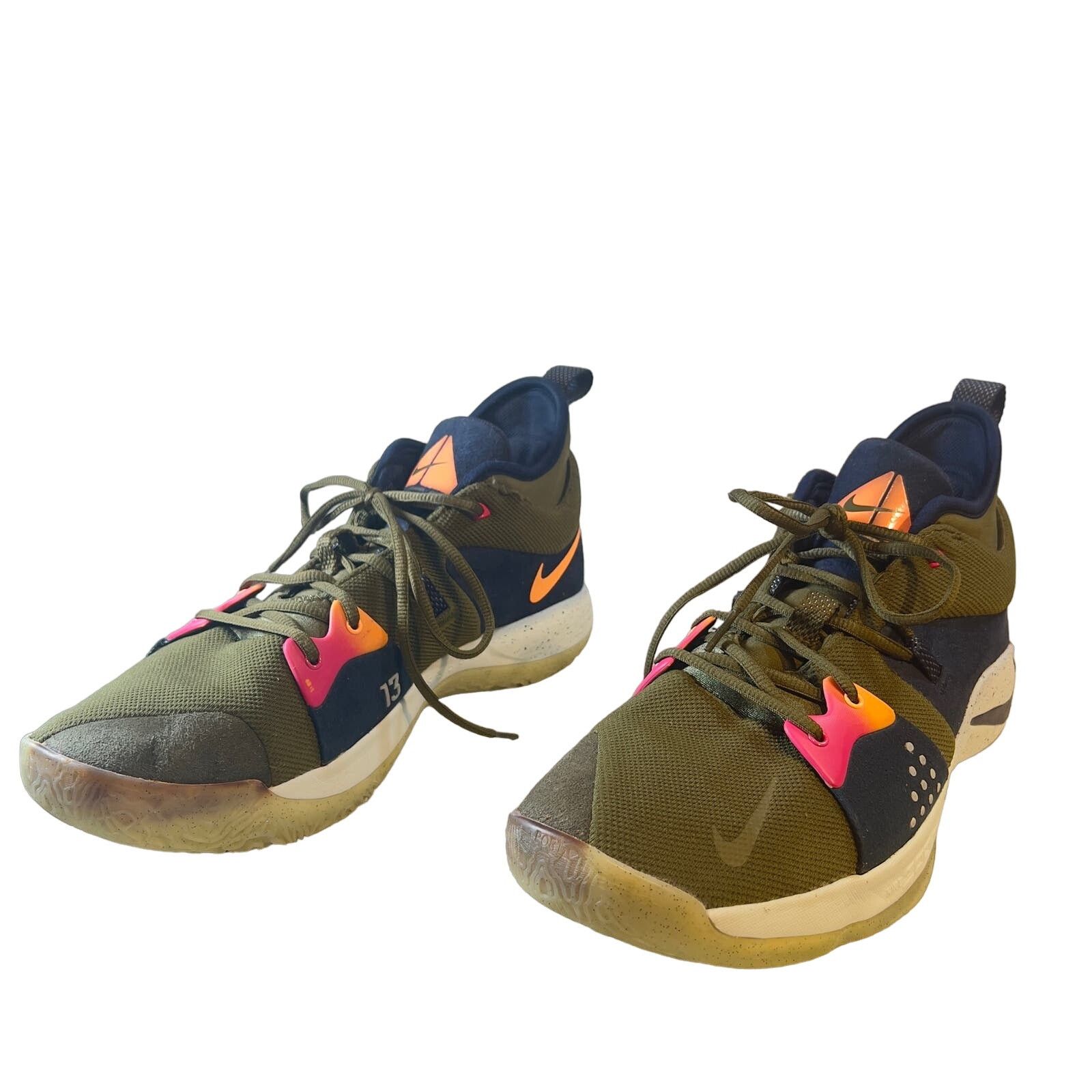 Nike Nike PG 2 Paul George 2 ACG Olive Canvas Sz13 AJ2039 300 Size US 13 / EU 46 - 2 Thumbnail