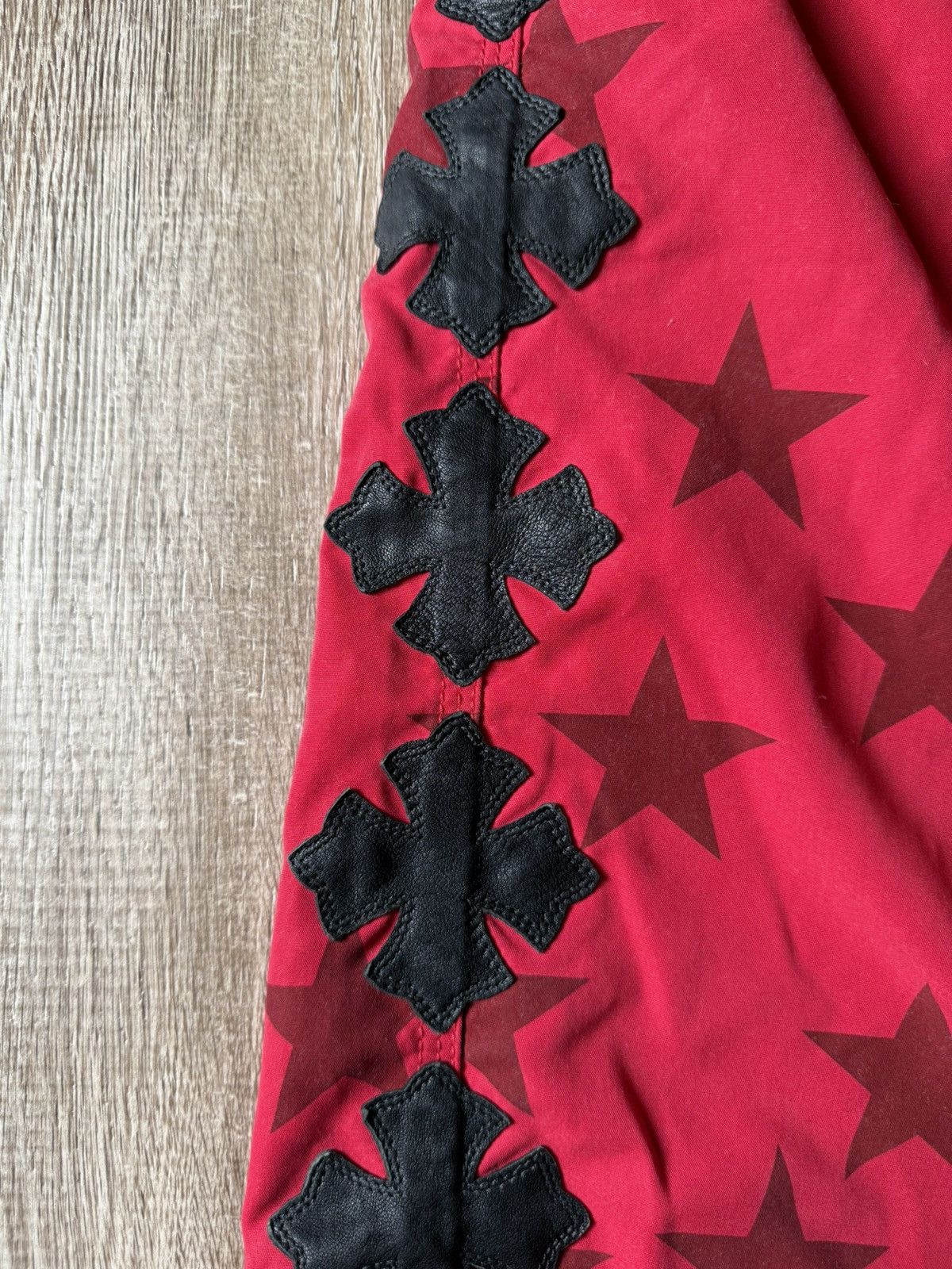 Chrome Hearts Chrome Hearts Red Patch Boxing Shorts Size US 29 - 3 Thumbnail