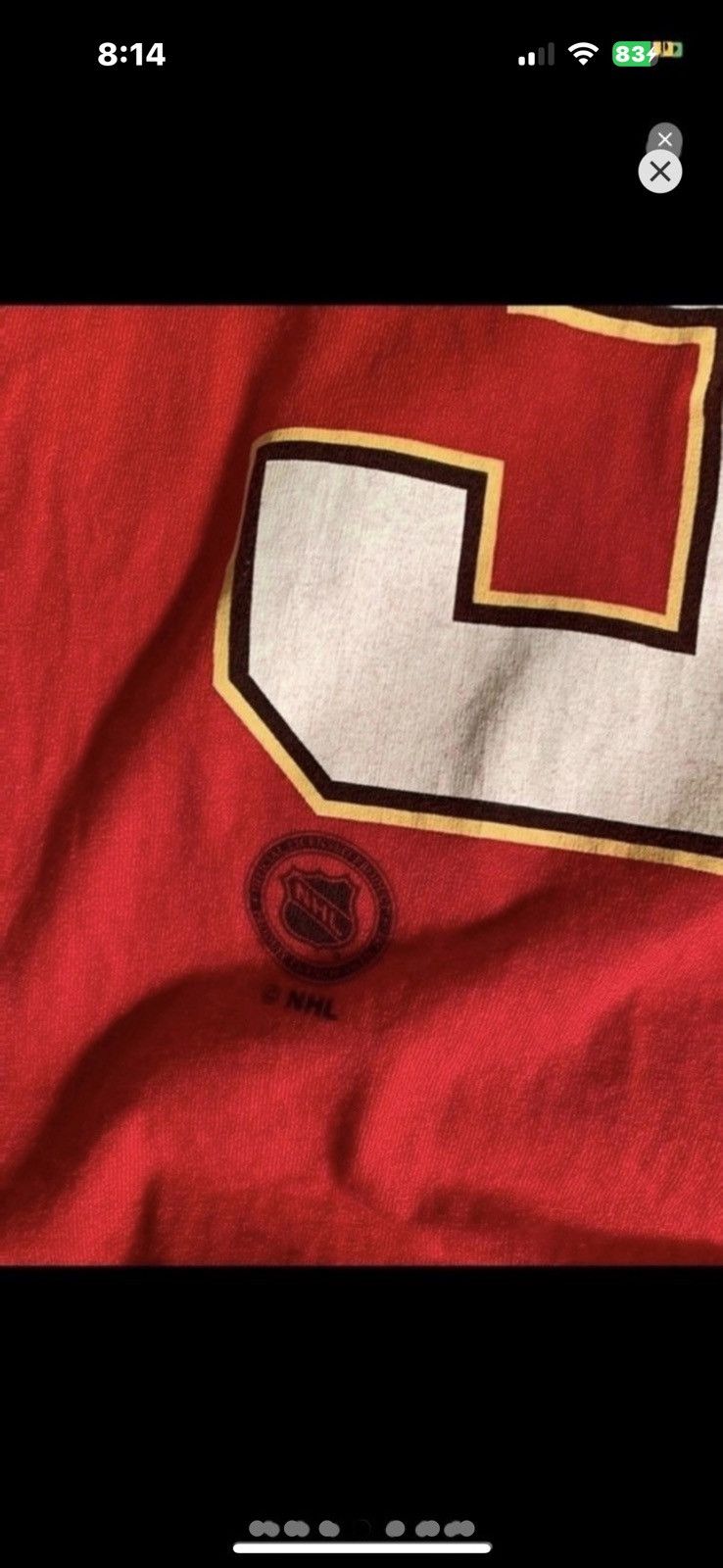 NHL ***FINAL DROP***RARE CALGARY FLAMES KIPURSOFF SHIRT M Size US M / EU 48-50 / 2 - 4 Thumbnail