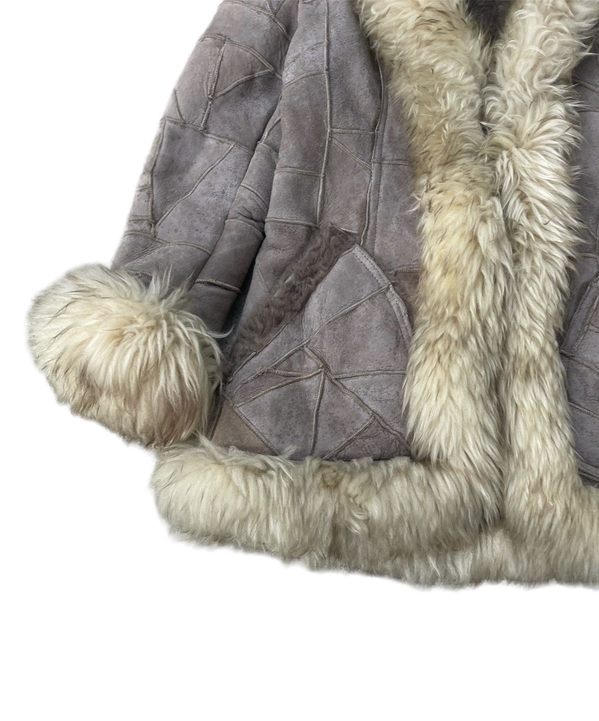 Japanese Brand Sheepskin Leather Fur Jacket Saga Fox Style Size US S / EU 44-46 / 1 - 6 Thumbnail
