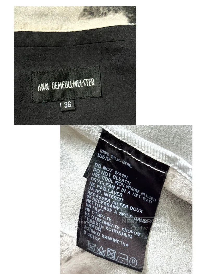Ann Demeulemeester Ann Demeulemeester 36 ink silk coat Size S / US 4 / IT 40 - 7 Thumbnail