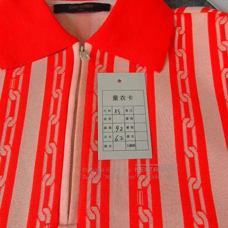 Louis Vuitton Louis Vuitton Orange Chain Short Sleeves Size US XS / EU 42 / 0 - 6 Thumbnail