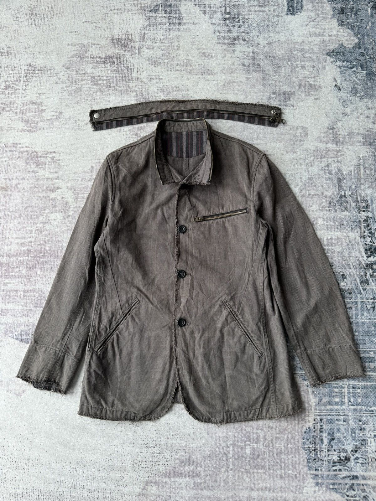 PPFM Vintage PPFM Punk Riot Goa Button Small Parts Denim Jacket Size US S / EU 44-46 / 1 - 5 Thumbnail