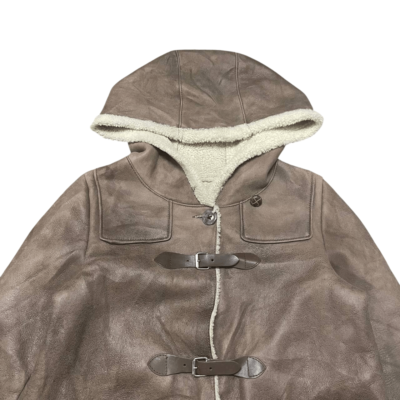 Vintage Anagram Paris Sheepskin Coat Shearling Leather Jacket Size US S / EU 44-46 / 1 - 2 Thumbnail