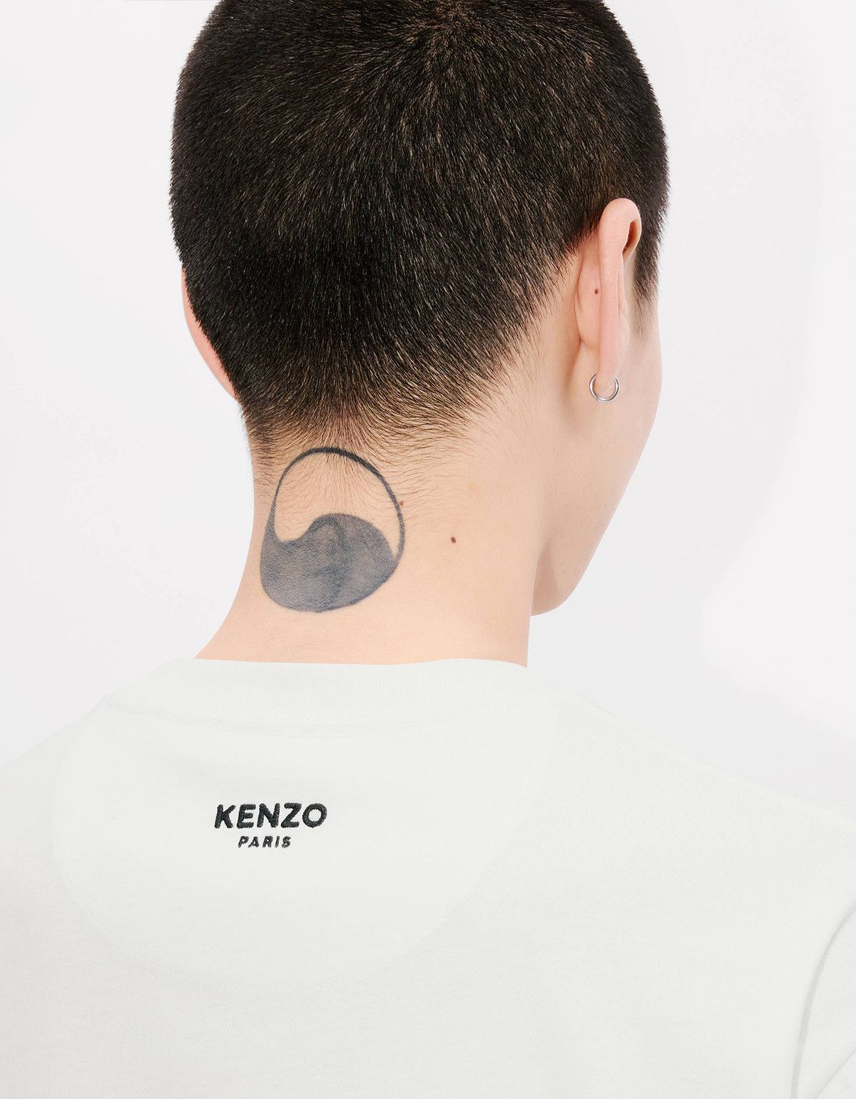 Kenzo Kenzo Pop Embroidered Off-White T-Shirt Size US M / EU 48-50 / 2 - 7 Thumbnail