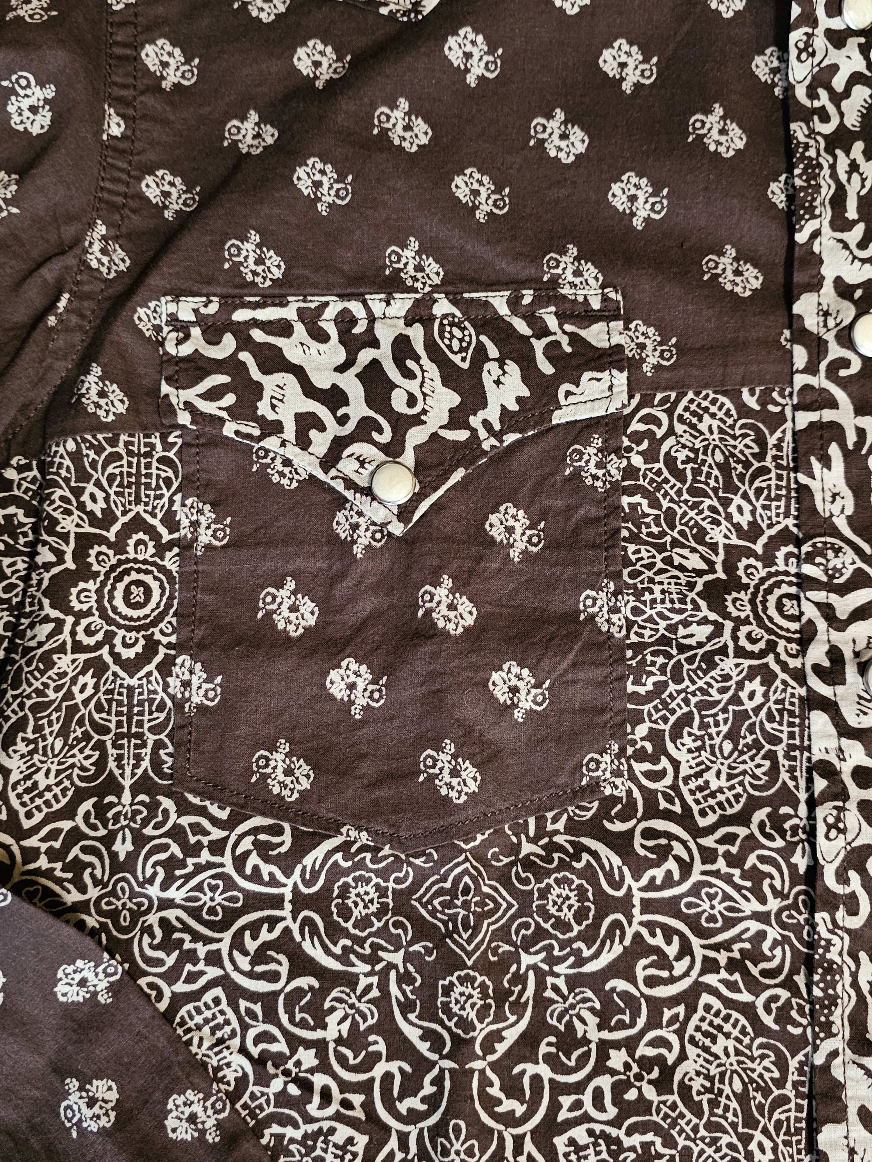 Lucky Brand John Robshaw for Lucky Brand long-sleeve western boho Small Size US S / EU 44-46 / 1 - 4 Thumbnail