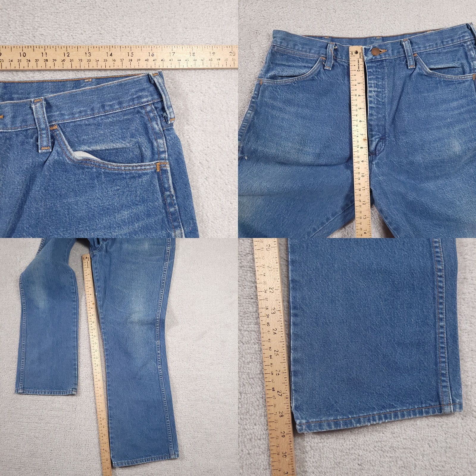 Wrangler VINTAGE Wrangler 945NAV Bootcut Jeans Mens Size 36x30 Actual 33X29 Denim USA Bass? Size US 36 / EU 52 - 8 Thumbnail