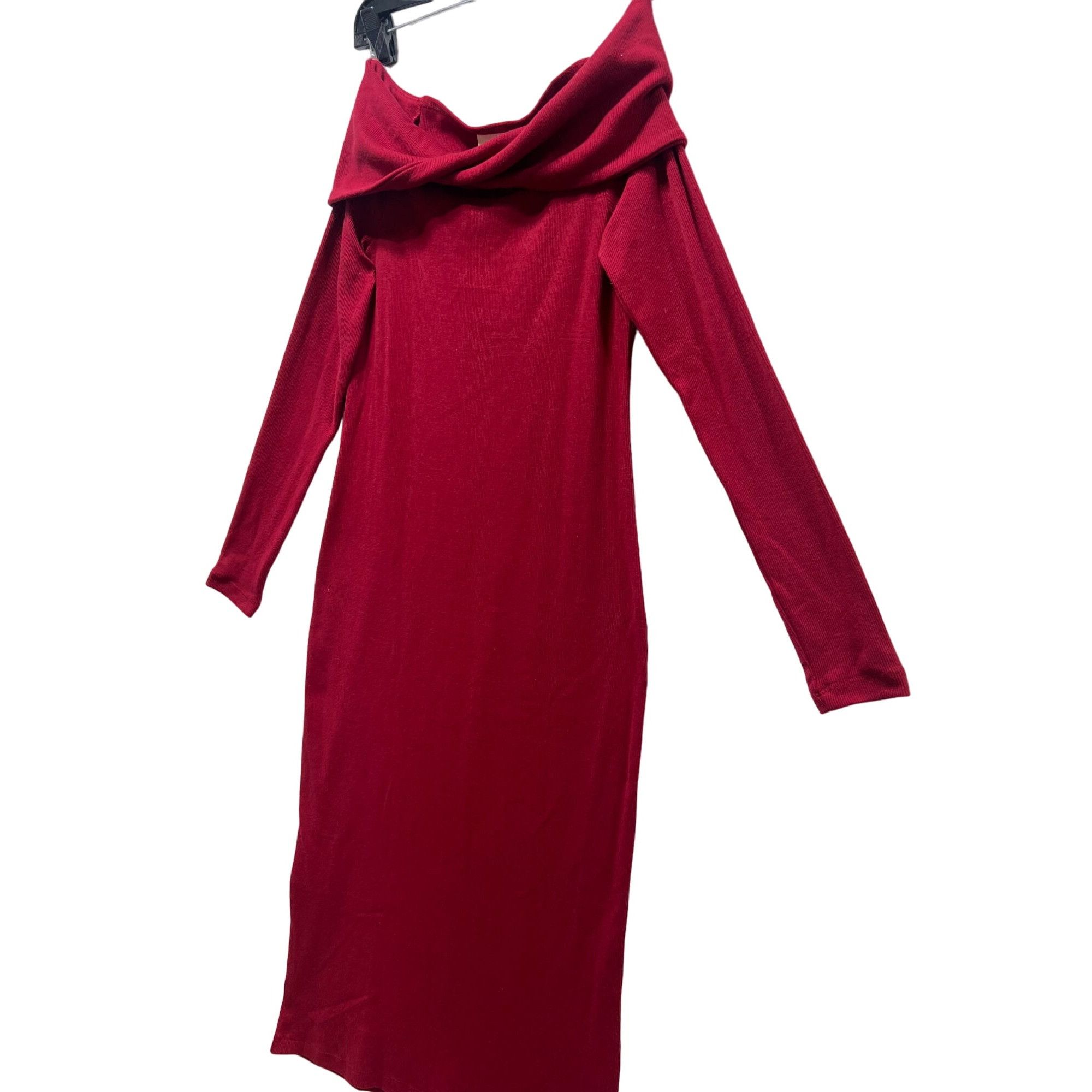 Other Universal Thread - Women's Long Sleeve Midi Bodycon - Red - Size S / US 4 / IT 40 - 18 Thumbnail