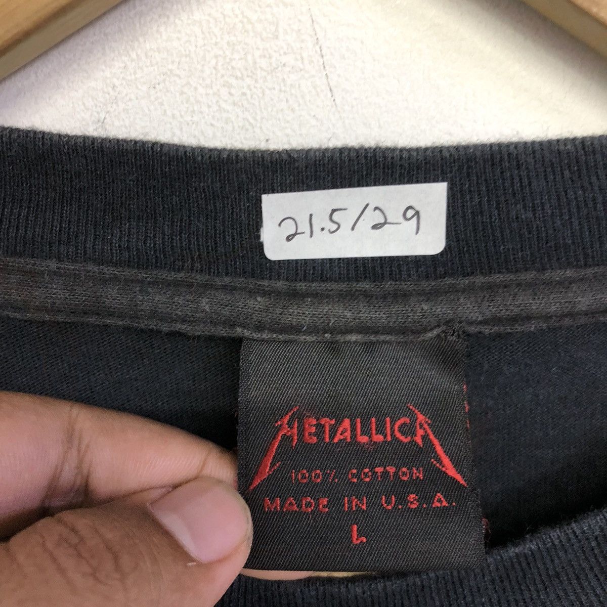 Band Tees × Metallica × Vintage Vintage 90 METALLICA METALLIFUCKINCA Band Shirt Size US L / EU 52-54 / 3 - 10 Thumbnail