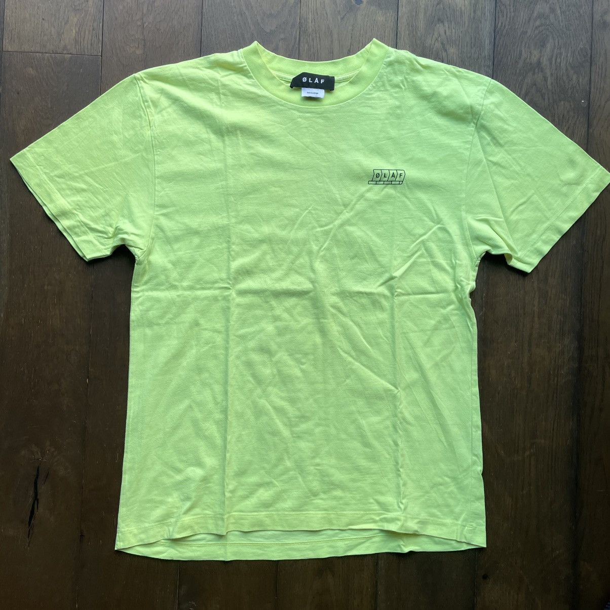 Other ØLÅF Hussein Neon Green “Sign Here” T-Shirt Size US L / EU 52-54 / 3 - 1 Thumbnail