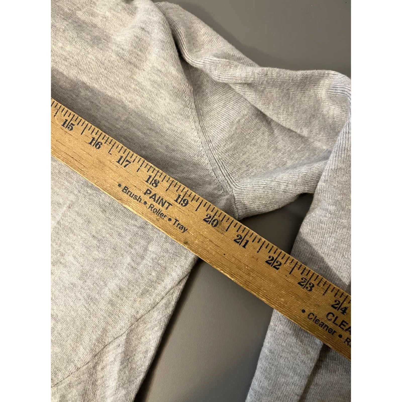 Vintage Chicos Featherweight Turtleneck Tunic Sz 2 Medium Cashmere Sweater Handkerchief Shirt Womens Tunic Long Sleeve Gray Cashmere, Cashmere Blend Size L / US 10 / IT 46 - 5 Thumbnail