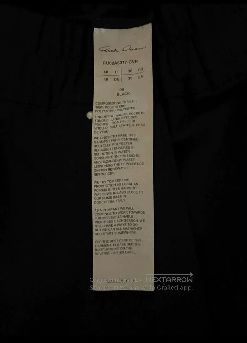 Rick Owens Rick Owens Cargo Pants Size 48. Size US 34 / EU 50 - 3 Thumbnail