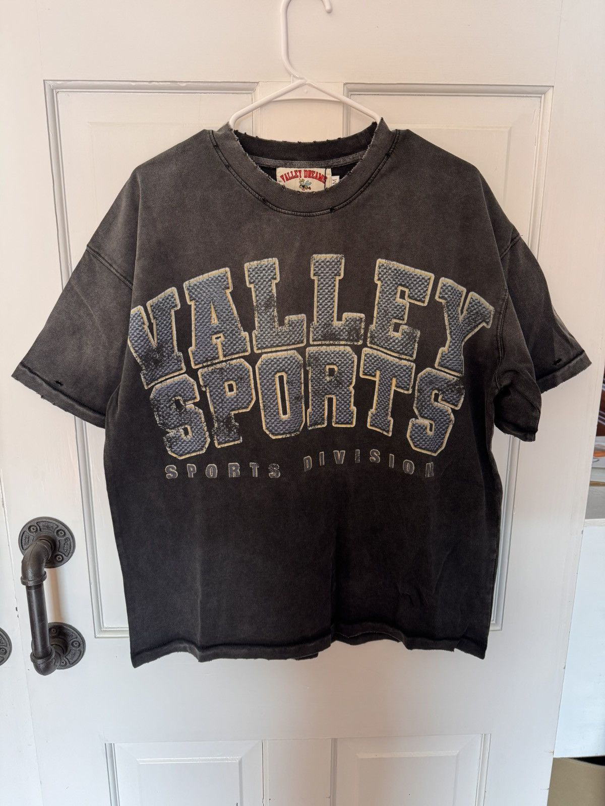 VALE Sports Division Tee Washed Black / Blue