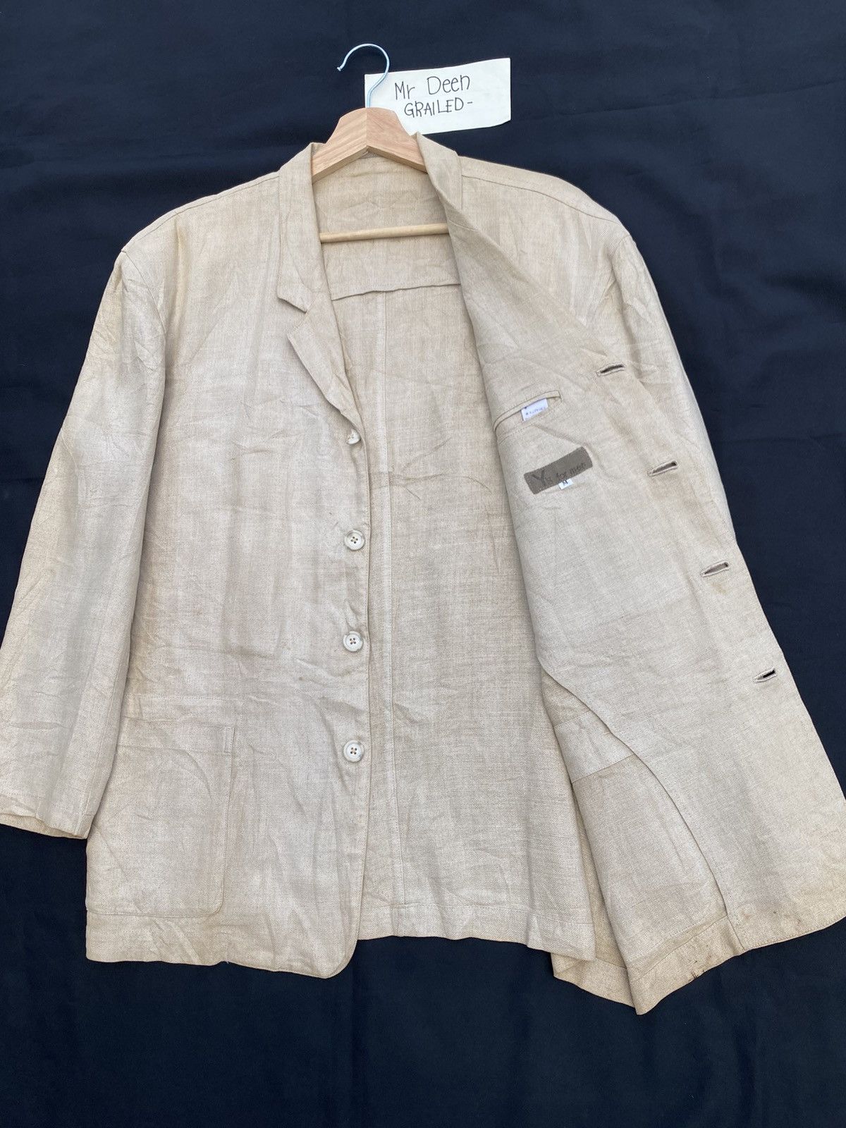 Yohji Yamamoto Rare Y's for men Linen Jacket/Blazer Size US M / EU 48-50 / 2 - 7 Thumbnail