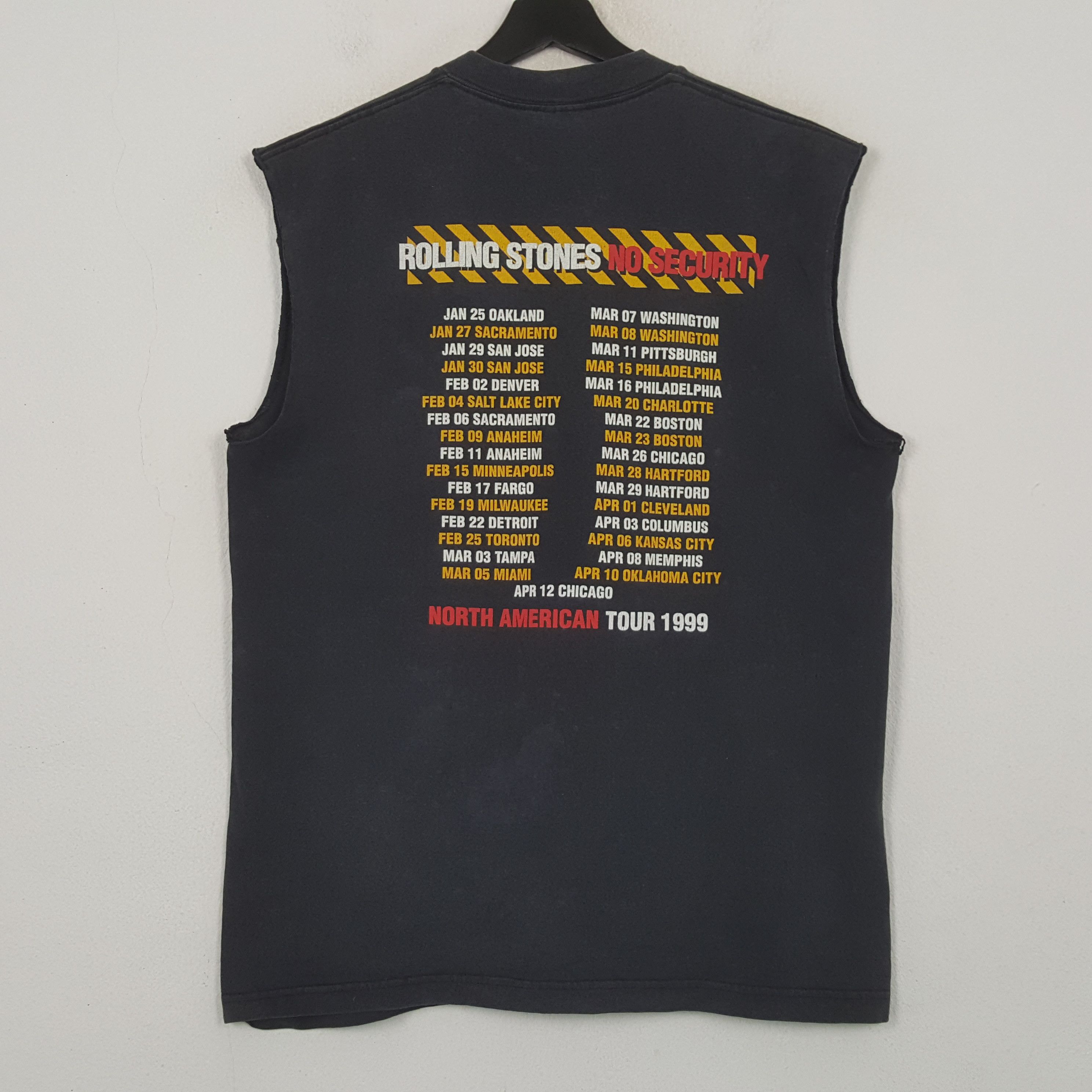 Vintage The Rolling Stones Rock Band Music Sleeveless Tshirt RR24 Size US M / EU 48-50 / 2 - 3 Thumbnail