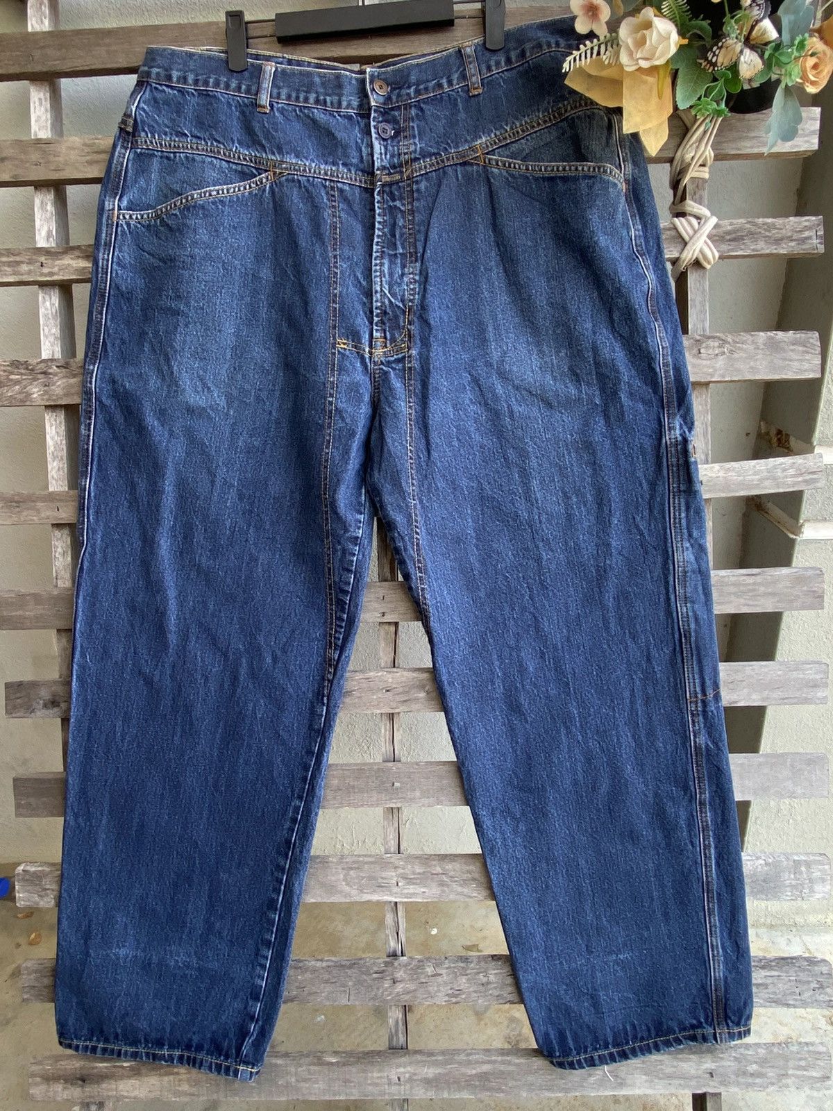 Marithe + Francois Girbaud Vintage Marithé + François Girbaud baggy jeans Size US 39 - 4 Thumbnail