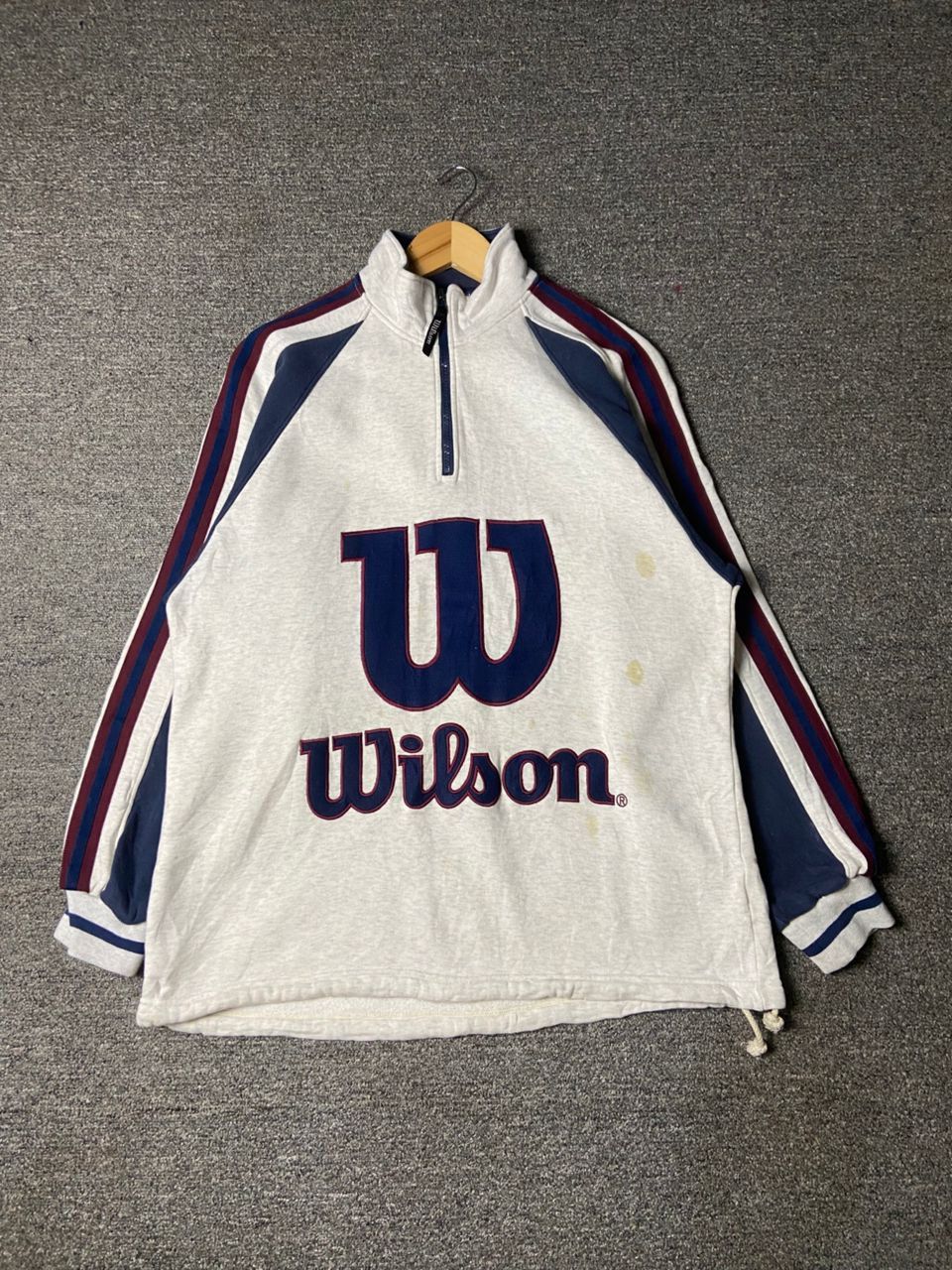 Wilson Vintage Wilson Quarter Zip Fleece Pullover Jacket (173) Size US S / EU 44-46 / 1 - 1 Thumbnail