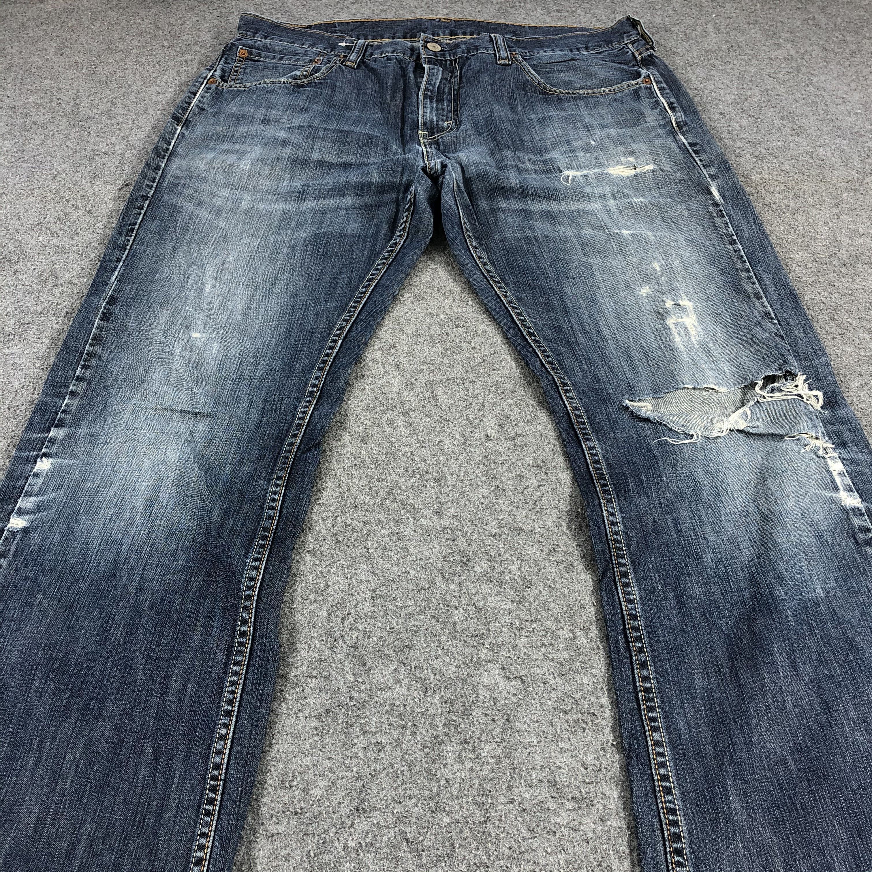 Levi's Vintage Distress Levis 527 Flare Jeans-JM1148 Size US 36 / EU 52 - 3 Thumbnail