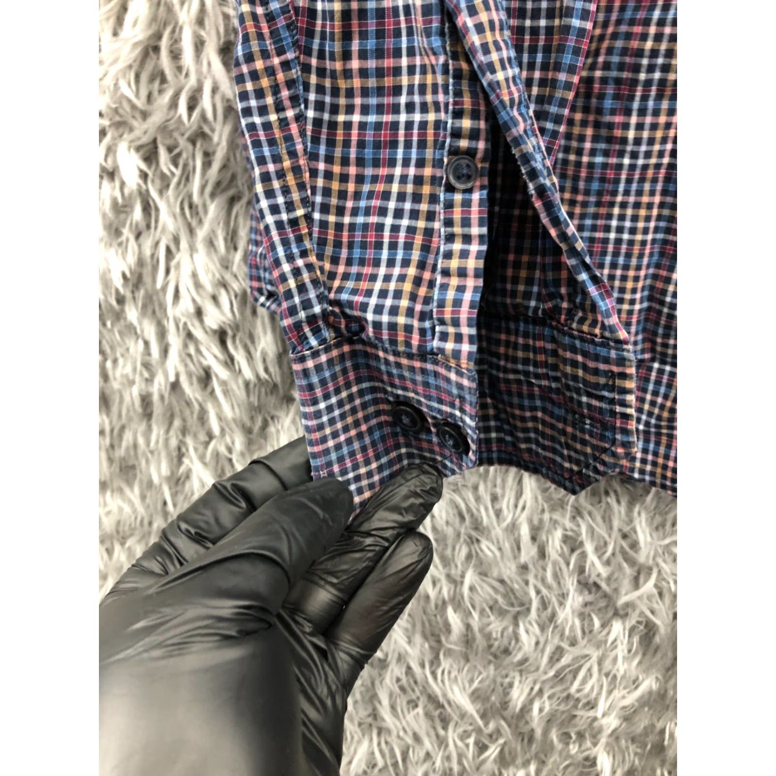 Roundtree & Yorke Roundtree & Yorke Shirt LT Mens Long Sleeve Button-Down Collar Multicolor Plaid Size US L / EU 52-54 / 3 - 2 Thumbnail