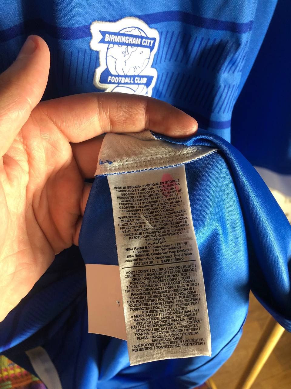 Nike VINTAGE NIKE FC BIRMINGHAM CITY ENGLAND SOCCER JERSEY RETRO Size US XL / EU 56 / 4 - 7 Thumbnail