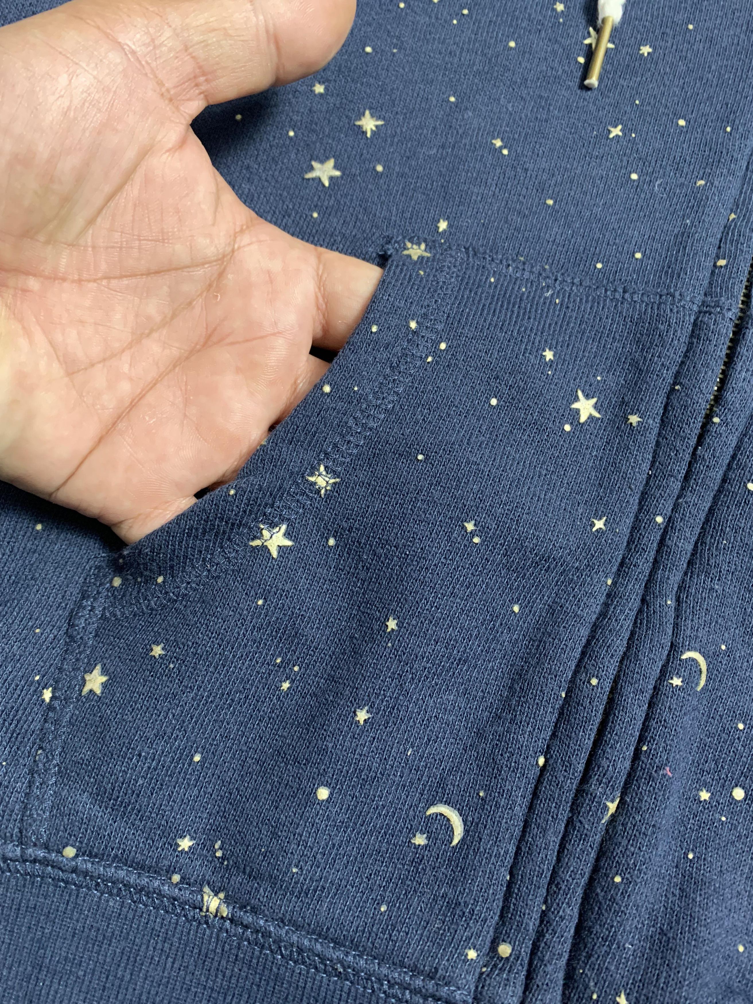Japanese Brand Japan Brand Tip Top Night Sky Moon Stars fur Hoodie Size US M / EU 48-50 / 2 - 3 Thumbnail