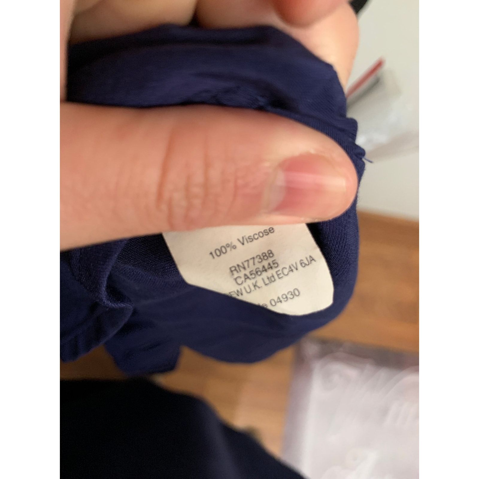 Madewell Madewell Navy Blue Shirt Women Extra Small Long Sleeve Size XS / US 0-2 / IT 36-38 - 9 Thumbnail