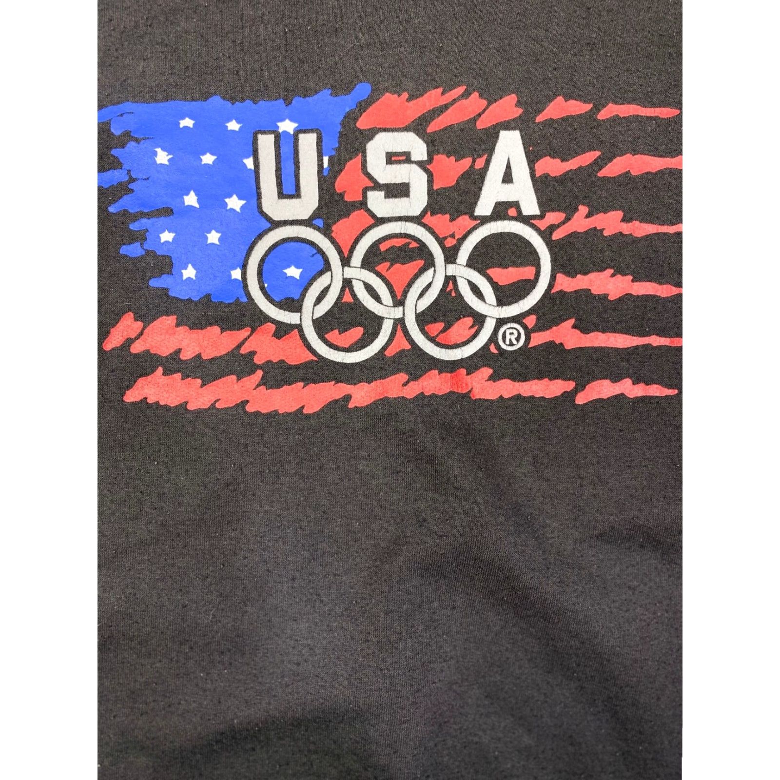 Vintage VINTAGE 90s USA Olympics Sweater Black Size S Crew Neck Long Sleeve Pullover Logo Mens Size US S / EU 44-46 / 1 - 2 Thumbnail