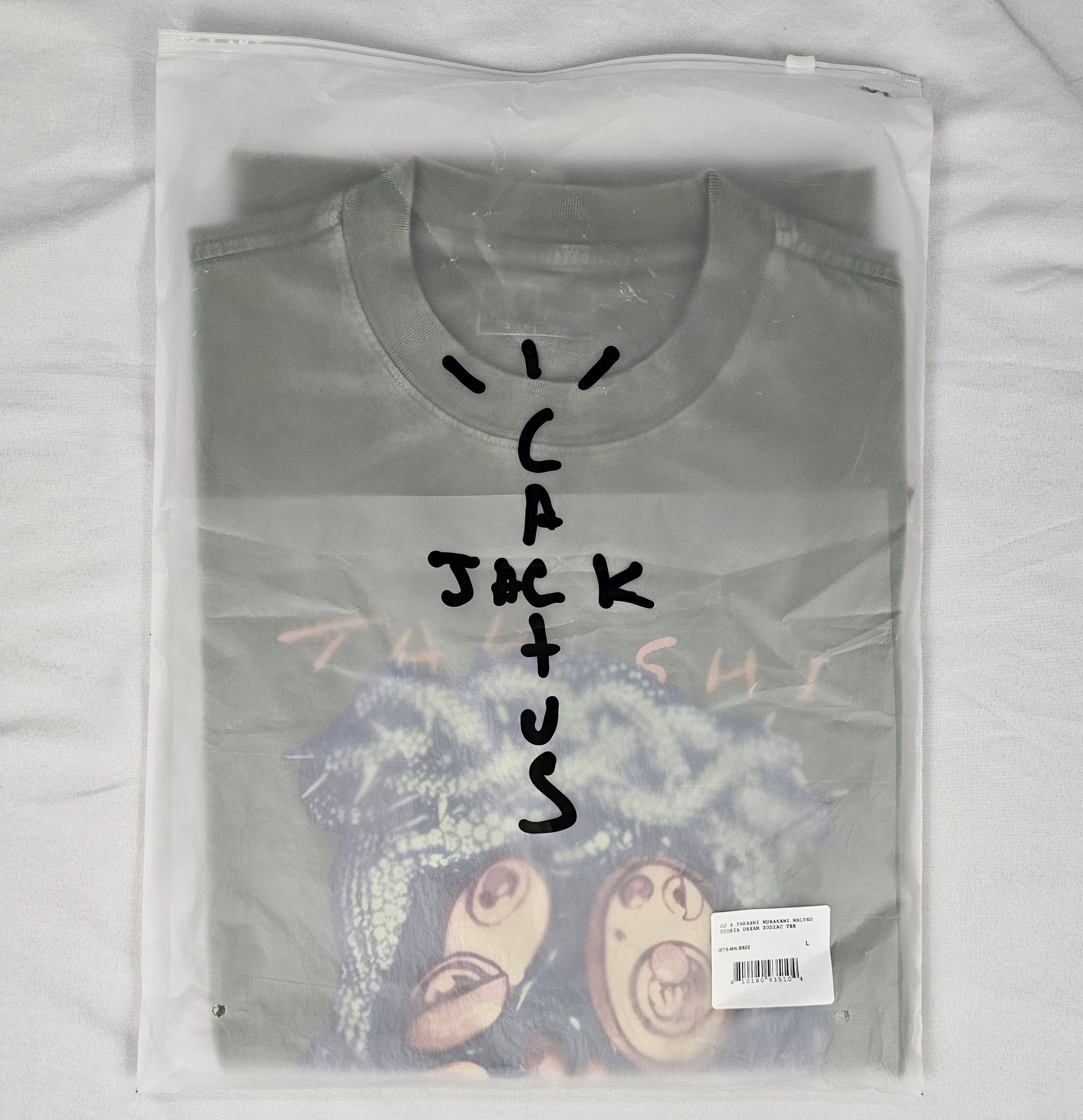 Travis Scott Cactus Jack Takashi Murakami Melted Utopia Dream Zodiac Tee Size US L / EU 52-54 / 3 - 6 Thumbnail