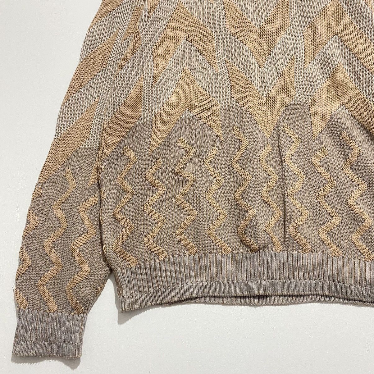 Issey Miyake Issey Miyake Men Cable Knitted Sweater Size M / US 6-8 / IT 42-44 - 6 Thumbnail