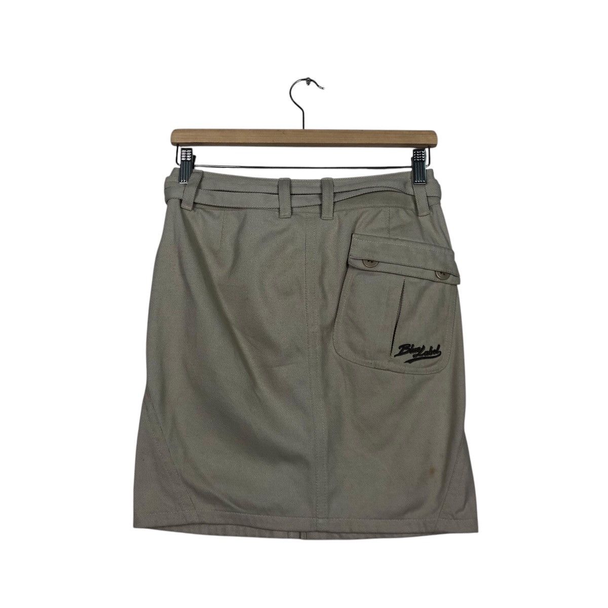Burberry 📌Vintage Skirt Duck Canvas Burberry London Blue Label Size 36" / US 14 / IT 50 - 10 Thumbnail