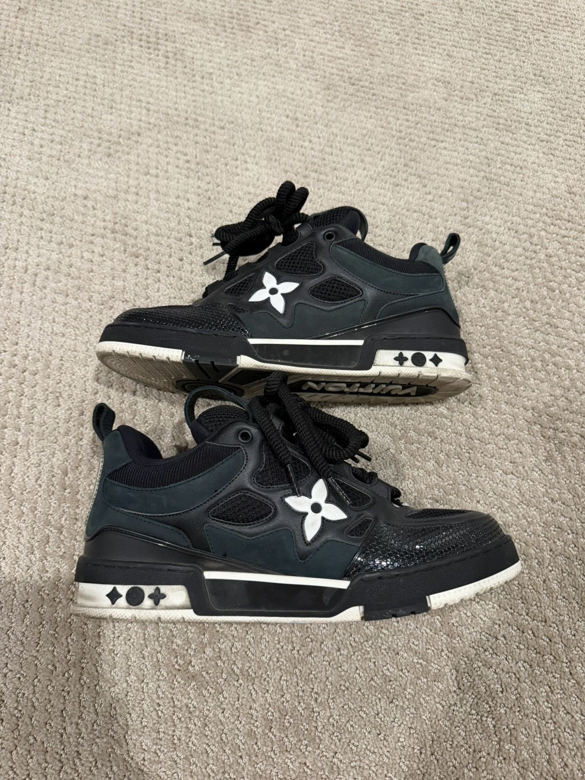 Louis Vuitton Louis Vuitton LV Skate Sneaker Black Size US 10 / EU 43 - 2 Thumbnail