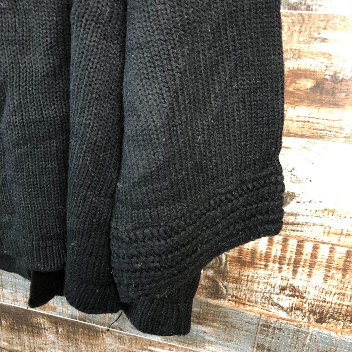 Homespun Knitwear × Japanese Brand Japanese Brand Black Cardigan Knitwear #A2207 Size S / US 4 / IT 40 - 15 Thumbnail