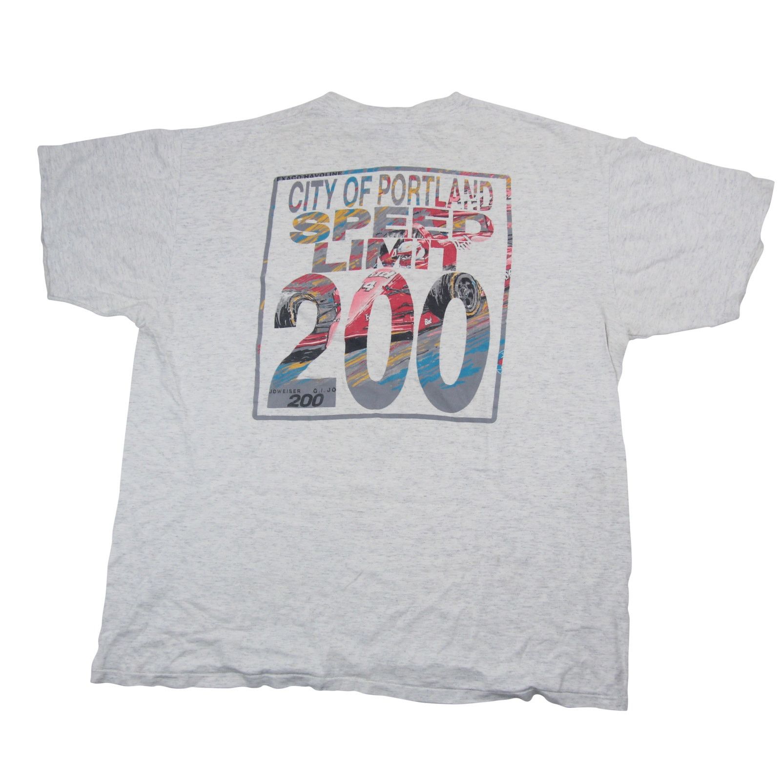 Budweiser × Vintage Vintage Budweiser G.I. Joe 200 Indie Racing Graphic T Shirt Size US XL / EU 56 / 4 - 8 Thumbnail