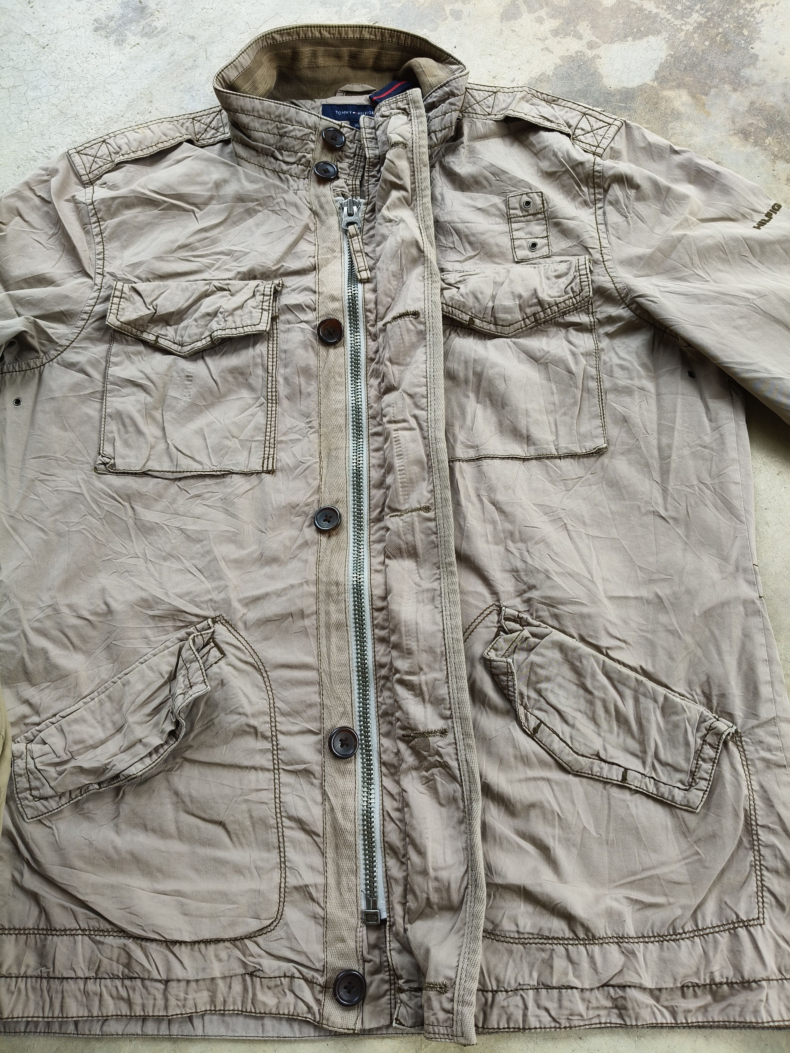 Tommy Hilfiger Vintage Tommy Hilfiger 4 pocket Jacket Size US XL / EU 56 / 4 - 9 Thumbnail