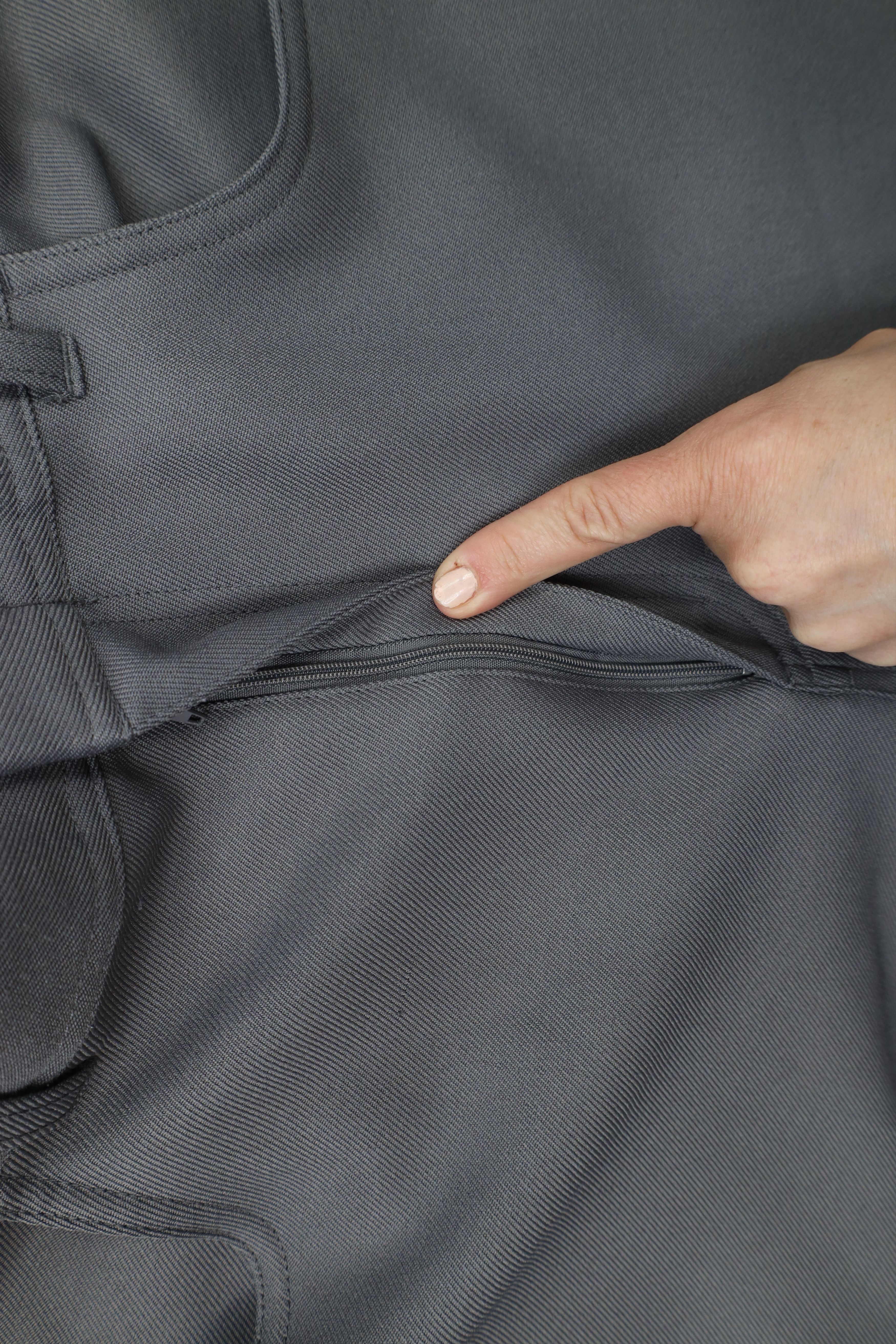 Vintage Vintage 90s Streetwear Knit Flared Wide Leg Chino Pants Gray Size US 34 / EU 50 - 7 Thumbnail