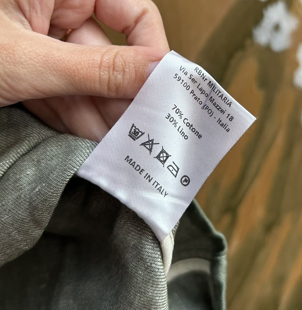 Other The Quartermaster Green Fatigue Shirt Cotton Linen Blend Size US L / EU 52-54 / 3 - 10 Thumbnail
