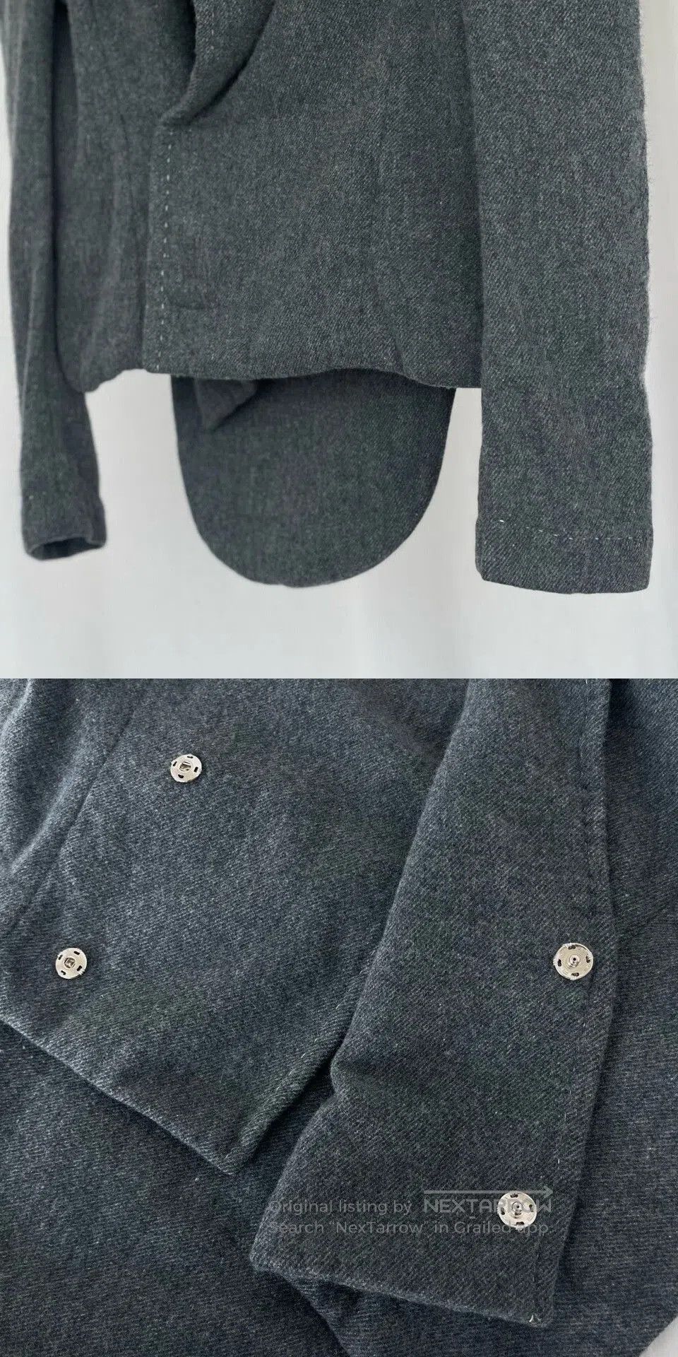 Yohji Yamamoto Oversized Wool Jacket by Yohji Yamamoto. Size S / US 4 / IT 40 - 8 Thumbnail