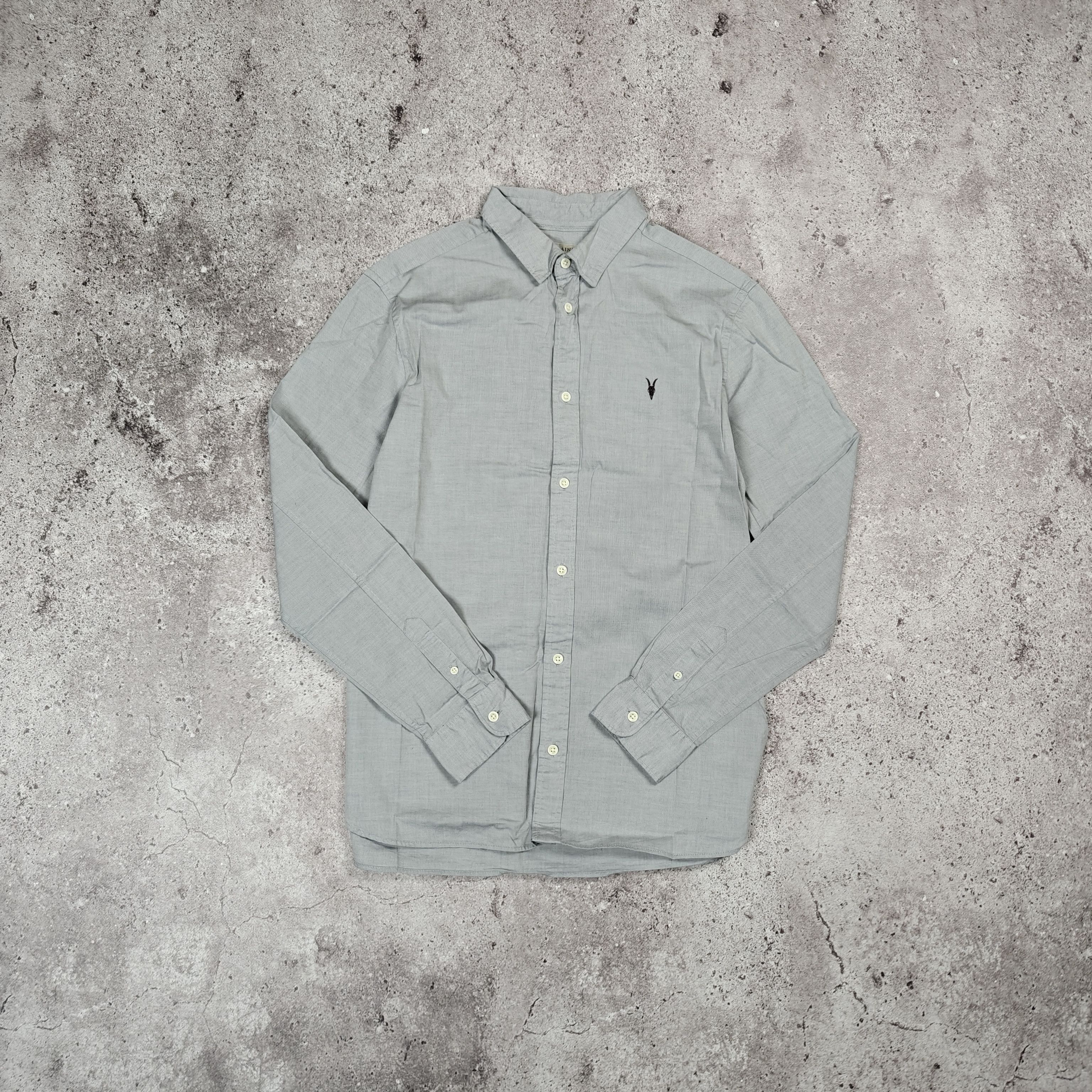 Allsaints Allsaints Redondo LS Shirt Gray size M Size US M / EU 48-50 / 2 - 1 Thumbnail