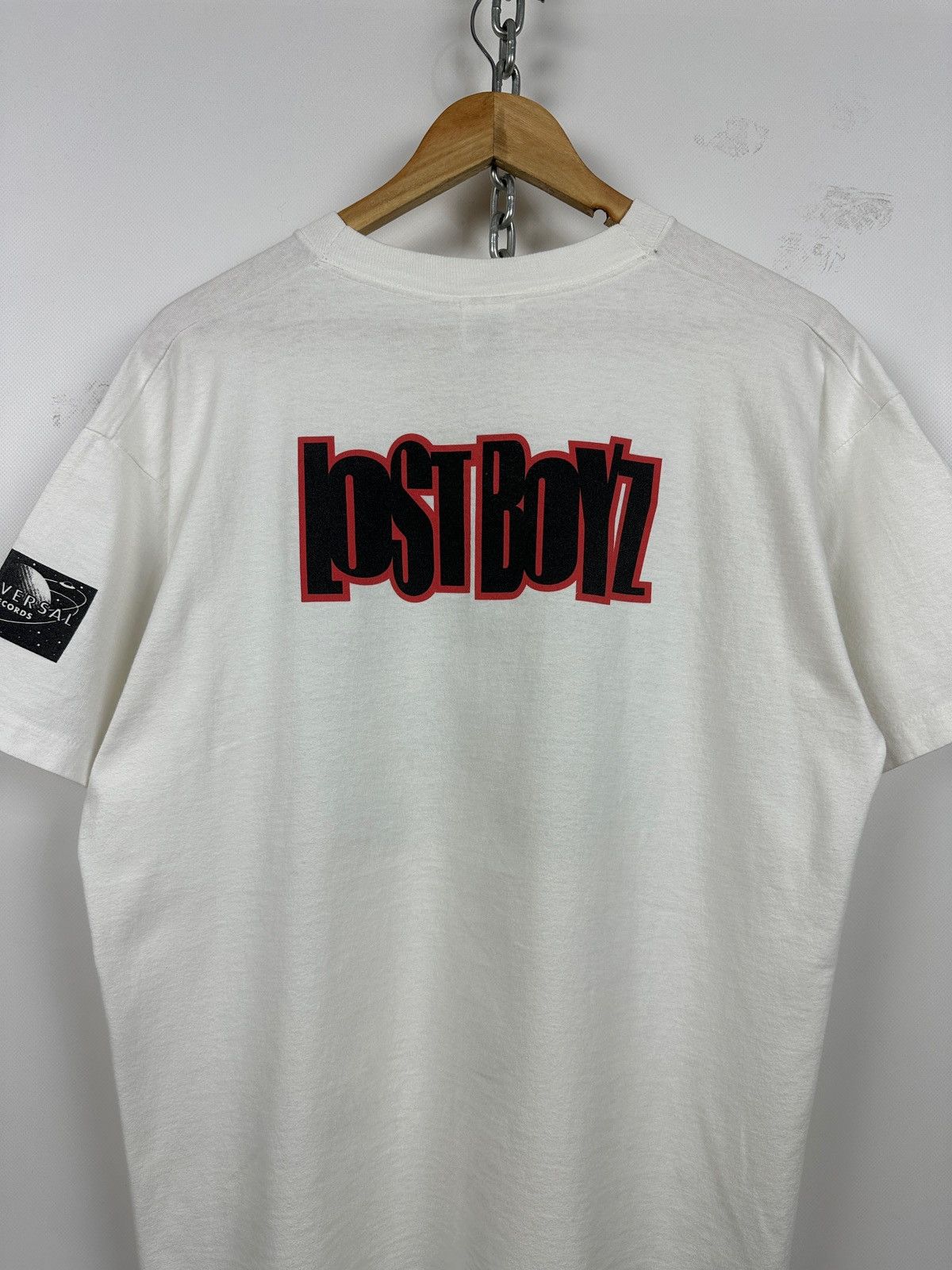 Band Tees 1997 Vintage Lost Boyz Love, Peace & Nappiness Band T-Shirt Size US XL / EU 56 / 4 - 12 Thumbnail