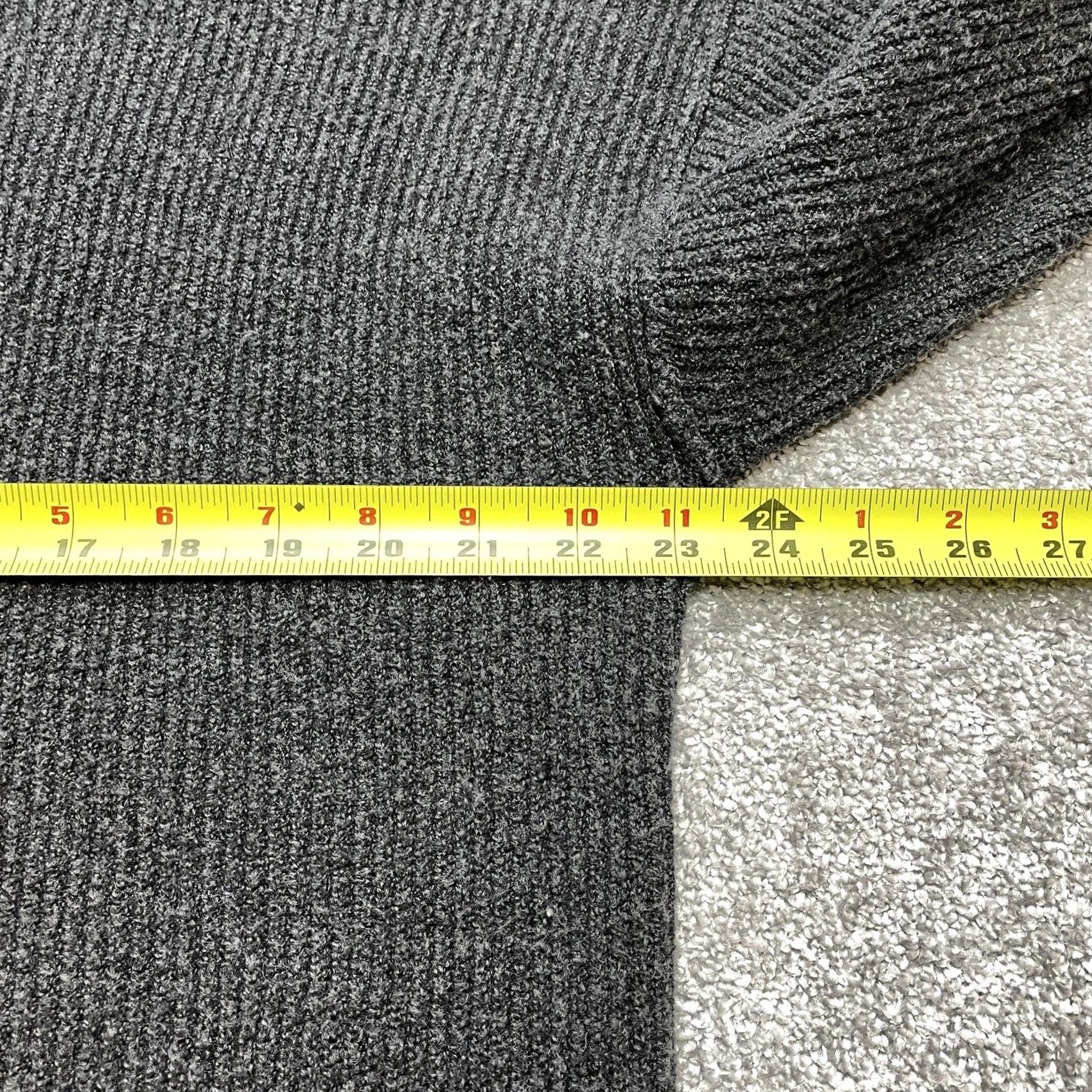 Vintage VINTAGE Aerie by American Eagle Sweater Womens Small Dark Gray Pullover Knit Soft Ribbed Knit Pullover Women Small Gray Logo 90s 00s? Size S / US 4 / IT 40 - 6 Thumbnail