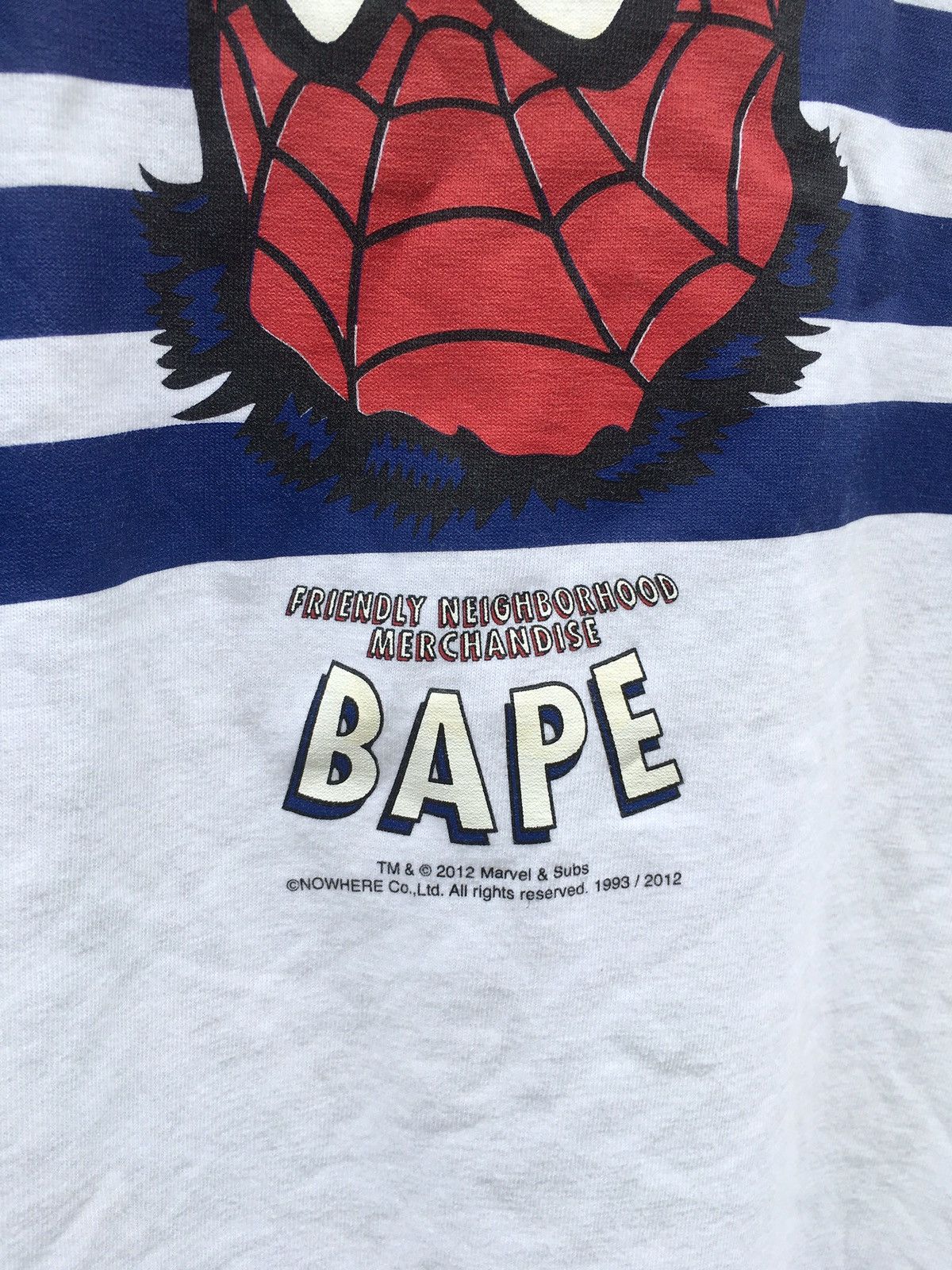 Bape Bape x Marvel Amazing Spider-Man Tee Size US M / EU 48-50 / 2 - 4 Thumbnail