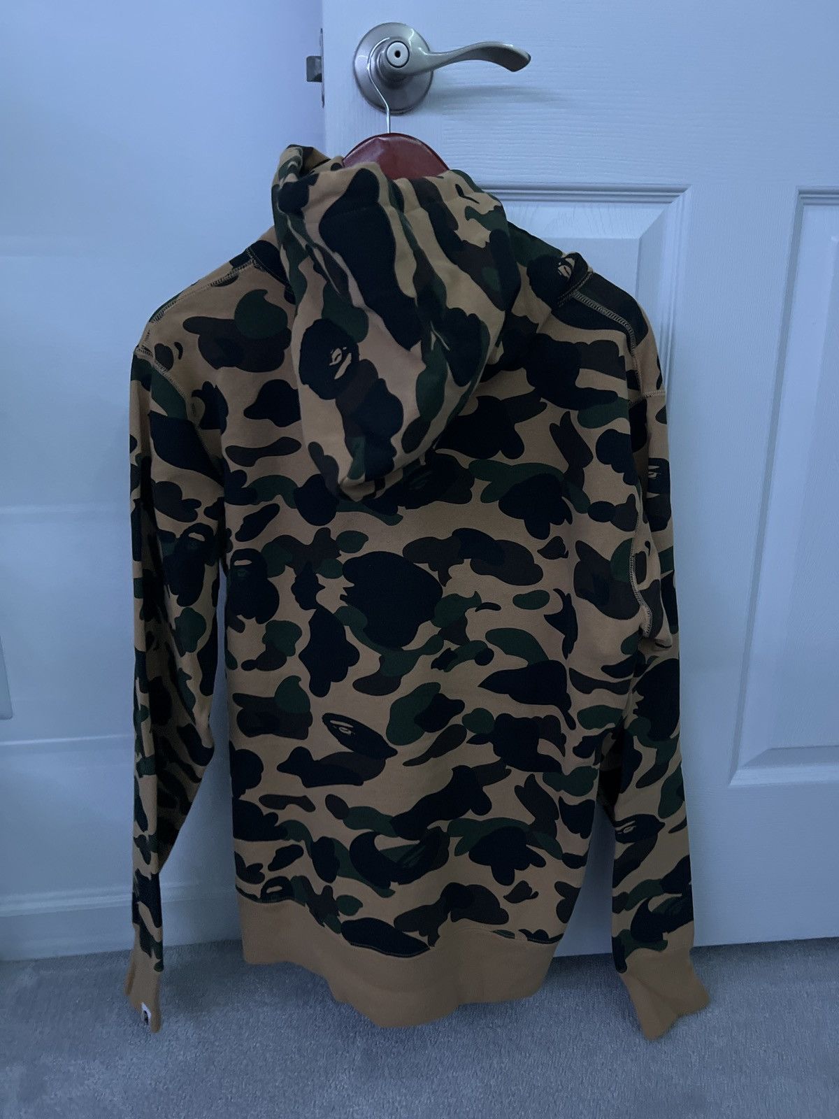 Bape Bape 1st camo pullover hoodie yellow Size US XL / EU 56 / 4 - 2 Thumbnail