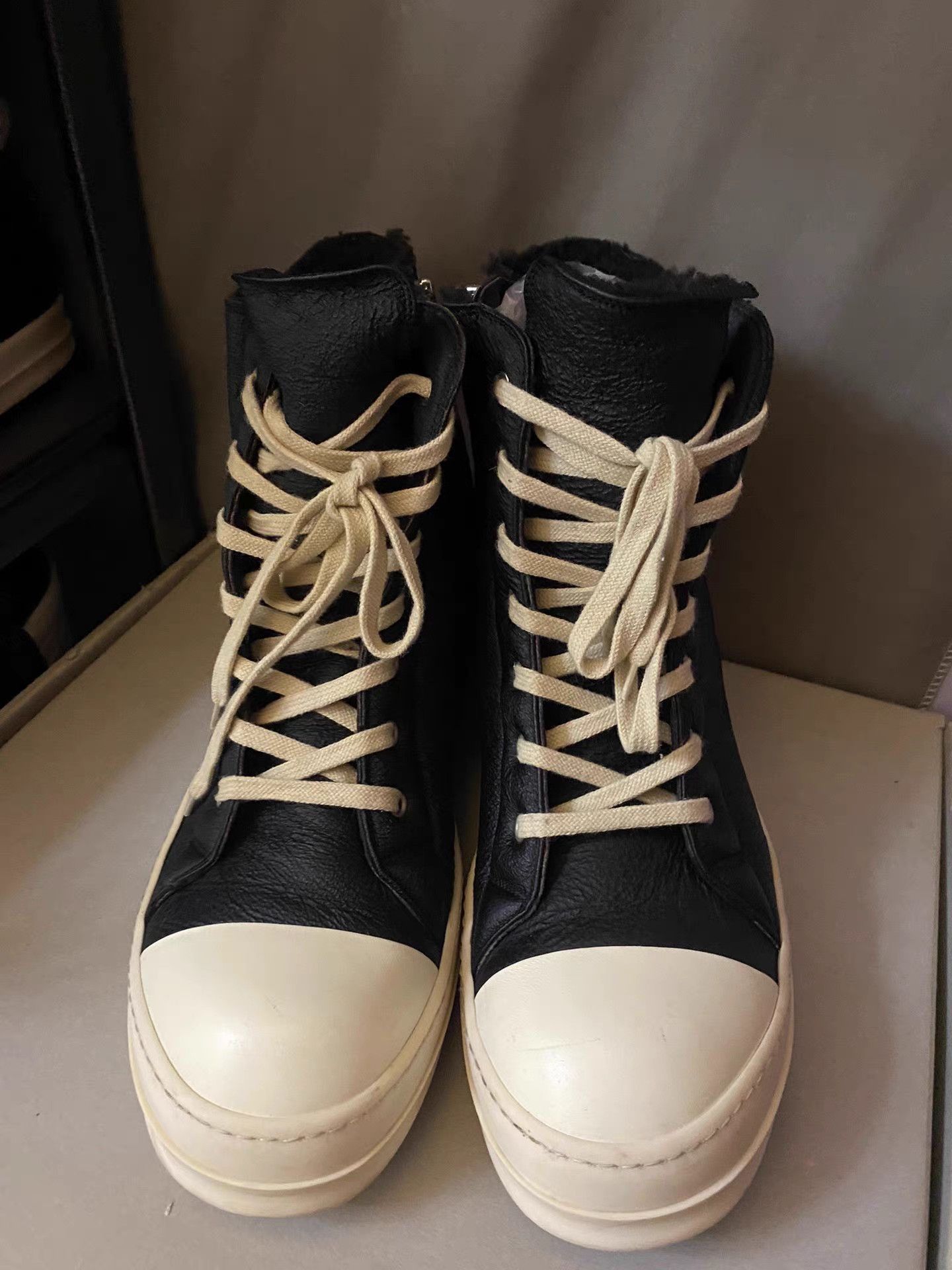 Rick Owens rick owens mainline shearling Converse Size US 10 / EU 43 - 3 Thumbnail