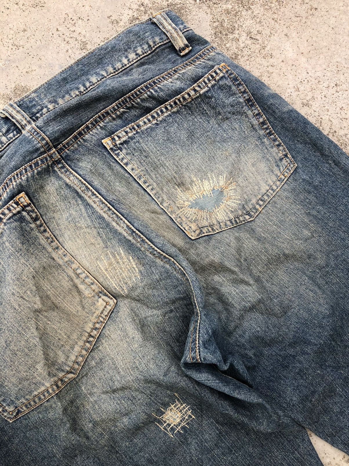 Hypebeast BORO RUSTY DENIM BY US BOARDER DENIM Size US 33 - 9 Thumbnail
